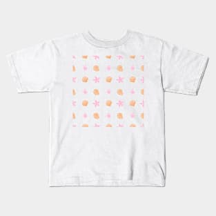 Beautiful Starfish And Shells Kids T-Shirt